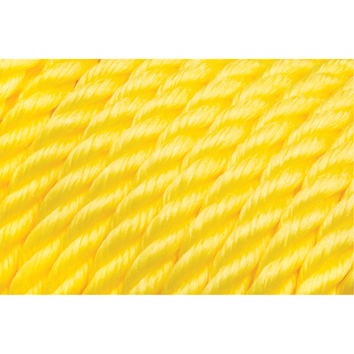 Corde jaune tress&eacute;e 5/8", Polypropyl&egrave;ne, 200' Cam Industrial