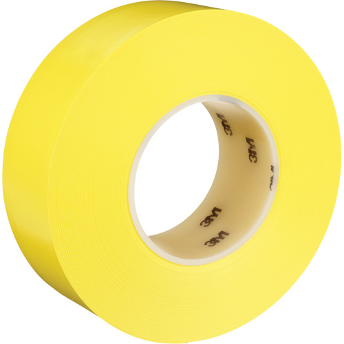 Durable Floor Marking Tape 971, 2" x 108', Vinyl, Yellow Cam Industrial