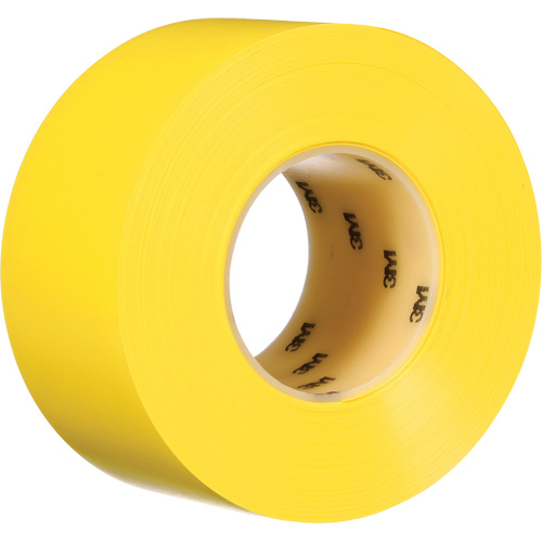 Ruban de marquage de planchers durable 971, 3" x 108', Vinyle, Jaune Cam Industrial