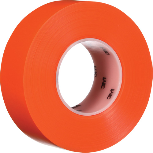 Durable Floor Marking Tape 971, 2" x 108', Vinyl, Orange Cam Industrial