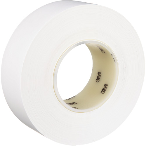 Ruban de marquage de planchers durable 971, 3" x 108', Vinyle, Blanc Cam Industrial