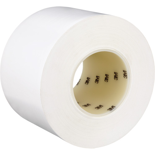 Durable Floor Marking Tape 971, 4" x 108', Vinyl, White Cam Industrial