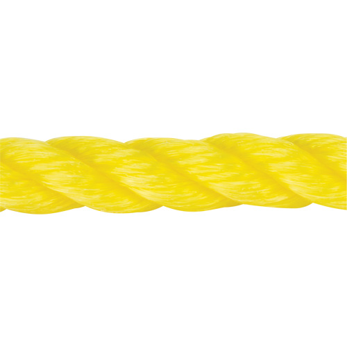 Braided Yellow Rope, Polypropylene, 144' Cam Industrial