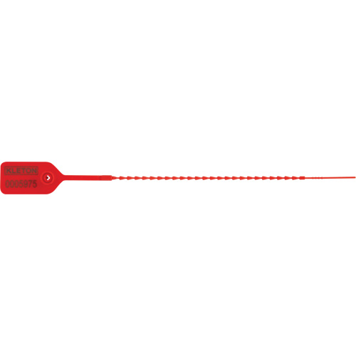 Standard-Duty Security Seal, 9", Plastic, Pull-Through Cam Industrial