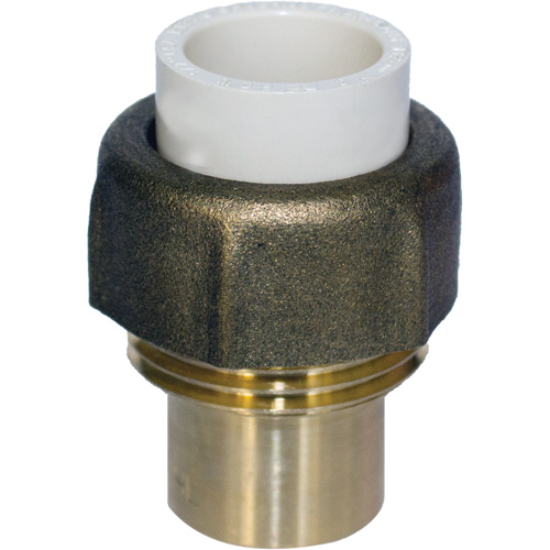 Pipe Union, 1" x 3/4", CPVC, Hub x Sweat Cam Industrial