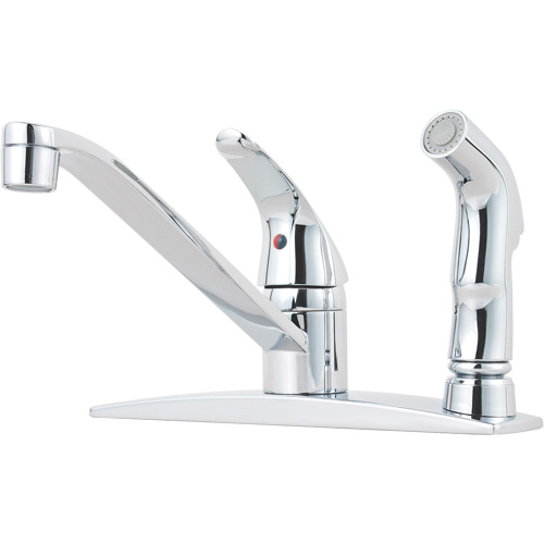 Pfirst Series Kitchen Faucet with Side Sprayer Cam Industrial