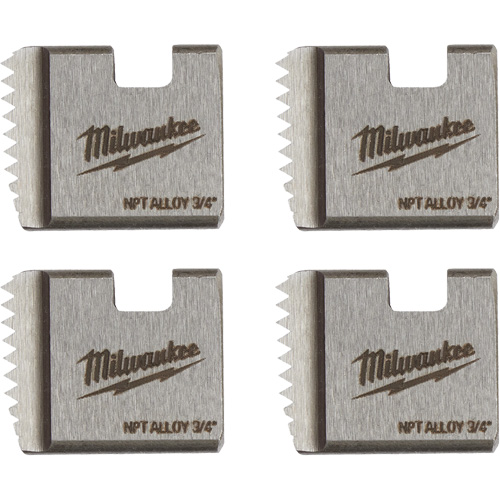 Matrices de tuyauterie portables NPT, Pour tuyau de 3/4", Alliage Cam Industrial