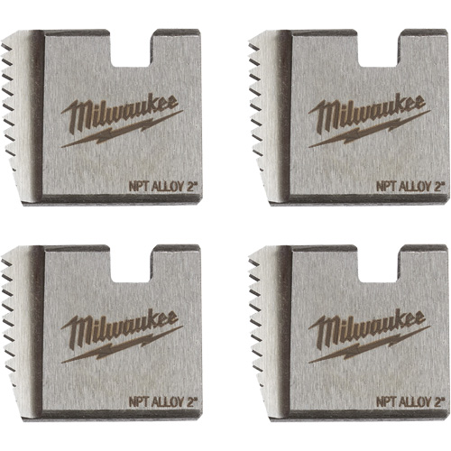 Matrices de tuyauterie portables NPT, Pour tuyau de 2", Alliage Cam Industrial