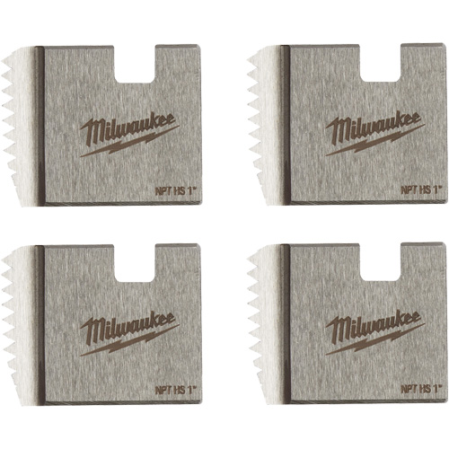 Matrices de tuyauterie portables NPT, Pour tuyau de 1", Alliage/Acier rapide Cam Industrial