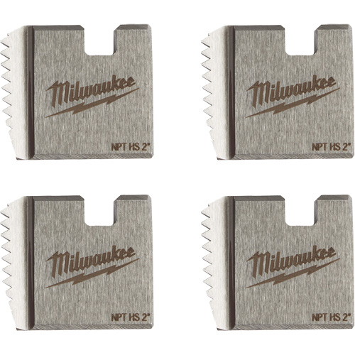 Matrices de tuyauterie portables NPT, Pour tuyau de 2", Acier rapide Cam Industrial
