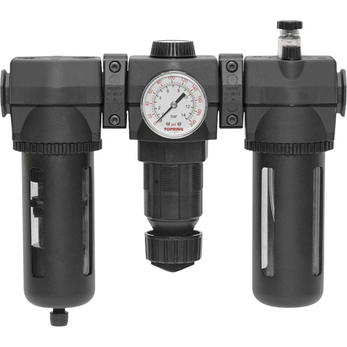 Filter, Regulator & Lubricator Modulair 400 with Manual Drain & Standard Bowl, 3/4" NPTF Cam Industrial