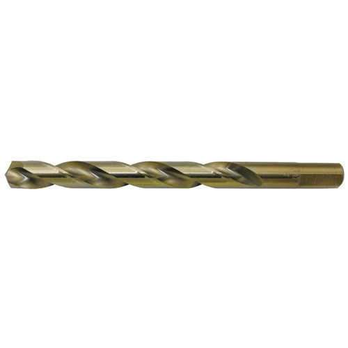 JET-KUT&reg; Gold Super Premium M2 Jobber Drill Bit, High Speed Steel, 25/64", 135° Point Angle Cam Industrial