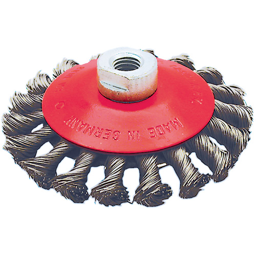 BK4520T Roue conique torsad&eacute;e &agrave; nuds, Dia. 4-1/2", Fils 0,02", Arbre 5/8"-11 Cam Industrial