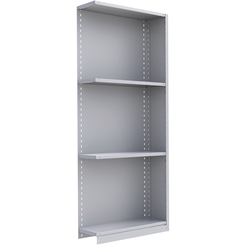 Interlok Shelving Unit, Steel, Boltless, 800 lbs. Capacity, 36" W x 88" H x 24" D Cam Industrial