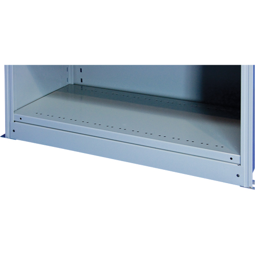 Plaque de base/façade pour rangement de bacs sur rayonnage enclenchable Interlok Cam Industrial