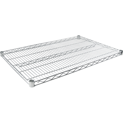 Wire Shelf for Heavy-Duty Chromate Wire Shelving, 48" W x 24" D, 800 lbs. Capacity Cam Industrial