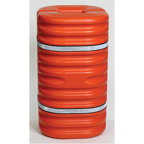 Column Protector, 6" Inside Opening, 24" L x 24" W x 42" H, Orange Cam Industrial