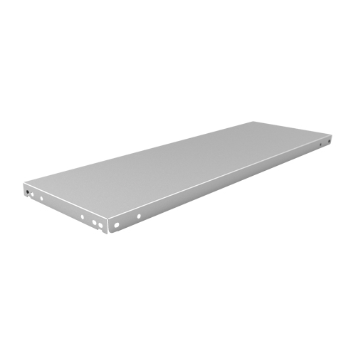 Slotted Angle Shelf, Galvanized Steel, 48" W x 12" D Cam Industrial