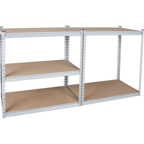Heavy-Duty Shelving, Steel, Boltless, 1200 lbs. Capacity, 48" W x 72" H x 18" D Cam Industrial
