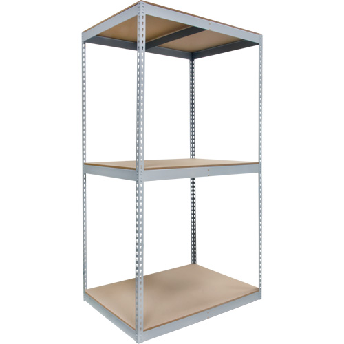 Heavy-Duty Shelving, Steel, Boltless, 750 lbs. Capacity, 72" W x 84" H x 24" D Cam Industrial