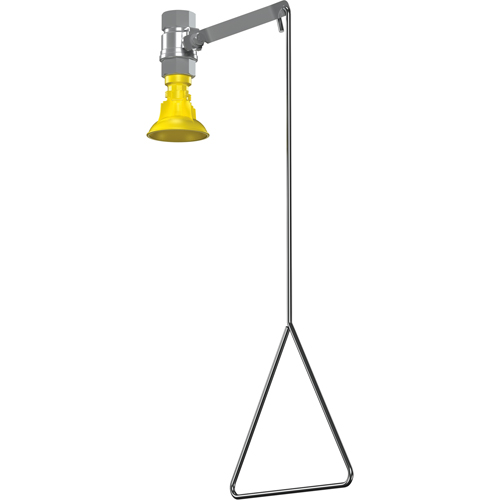 Douche d'urgence &agrave; alimentation verticale, Montage au plafond Cam Industrial