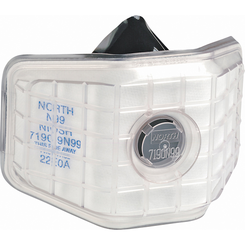 North&reg; 7190 Series Low Maintenance Half Mask-Respirator, PVC, One Size Cam Industrial
