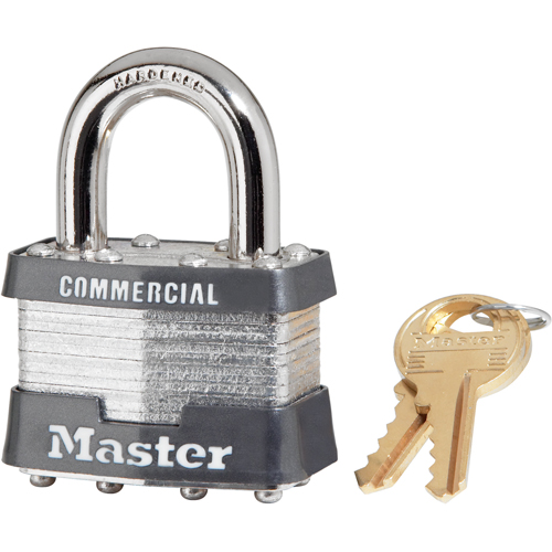 Commercial Locks - No. 1KA, Keyed Alike, Laminated Steel, 1-3/4" Width Cam Industrial