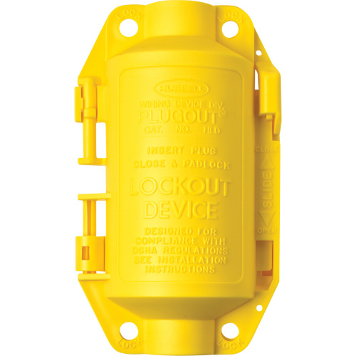 Dispositif de verrouillage Hubbell Plugout, Type Prise Cam Industrial