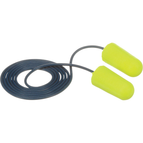E-A-Rsoft Metal Detectable Earplugs, Corded, Regular, Bulk - Polybag, 32 NRR dB Cam Industrial