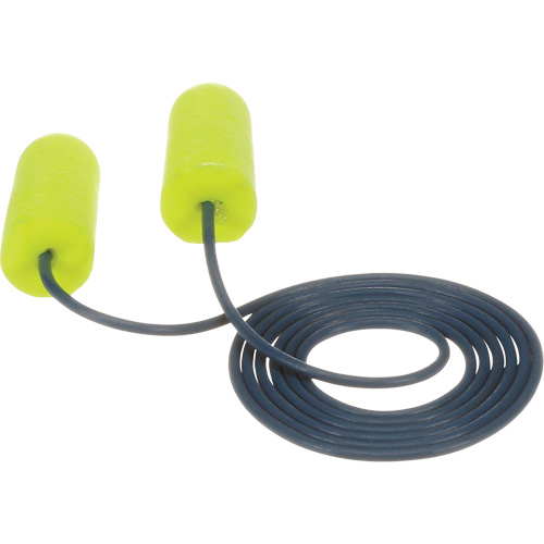 E-A-Rsoft Metal Detectable Earplugs, Corded, Regular, Bulk - Polybag, 32 NRR dB Cam Industrial