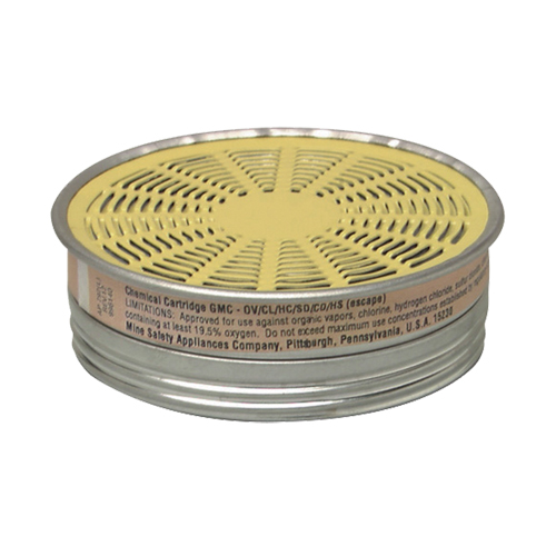 Cartouches pour respirateurs Comfo, Cartouche gaz/vapeur, Vapeurs organiques/Gaz acides Cam Industrial