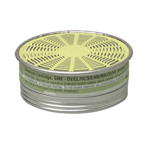 Cartouches pour respirateurs Comfo, Cartouche gaz/vapeur, Gaz multiples/Vapeur organique Cam Industrial