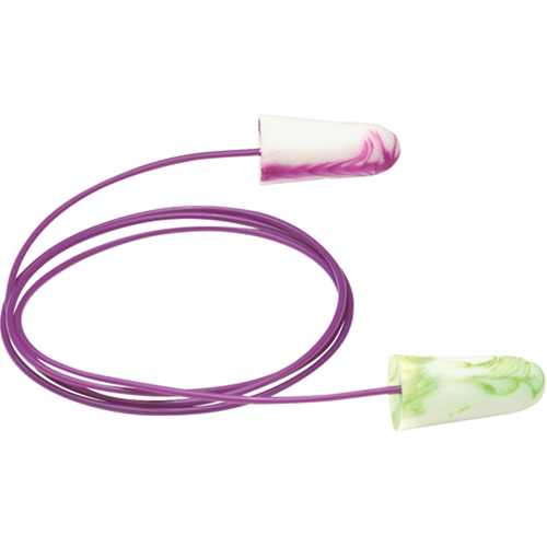 Bouchons d'oreilles en mousse SparkPlugs, Vrac - Boîte, Avec cordon Cam Industrial