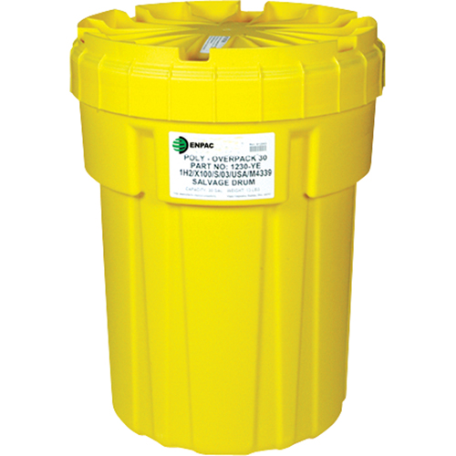 Barils de r&eacute;cup&eacute;ration Poly-Overpack 30, 30 gal. US, Stationnaire Cam Industrial