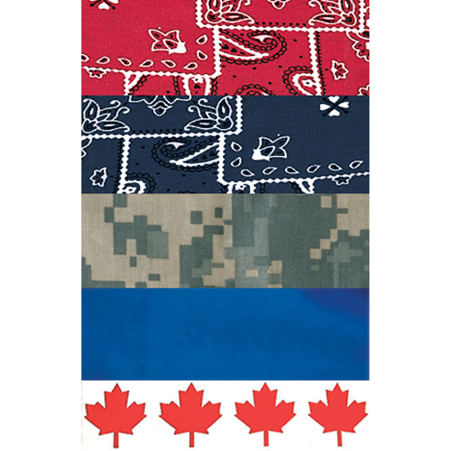 ALLEGRO INDUSTRIES Cool Offs Bandana, Red Cam Industrial