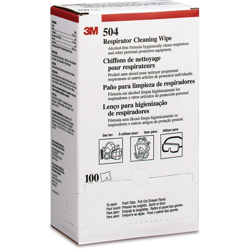 Respirator Cleaning Wipes, Wipes Cam Industrial