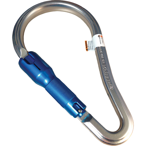 Miller&reg; Carabiners, Aluminum, 403 lbs Capacity Cam Industrial