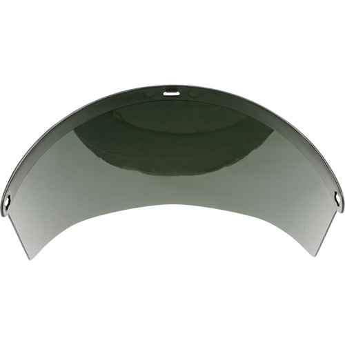 Molded Faceshield Window, Polycarbonate, Green Tint Cam Industrial