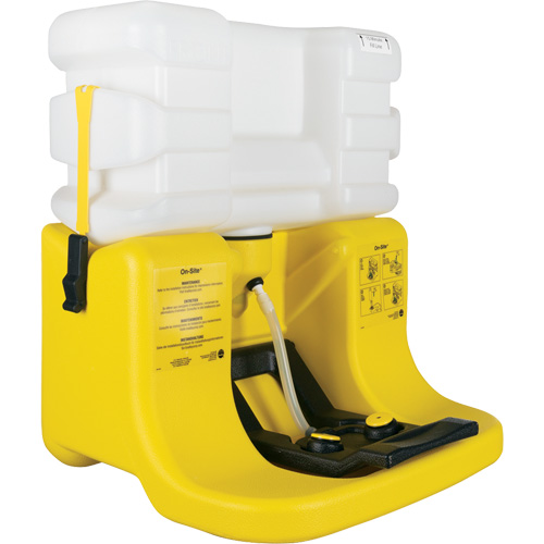 On-Site&reg; Eyewash Station, Gravity-Fed, 7 gal. Capacity, Meets ANSI Z358.1 Cam Industrial