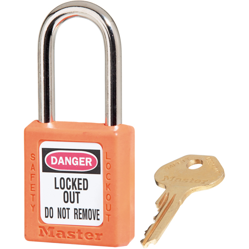 Cadenas Zenex, Cadenas de s&eacute;curit&eacute;, Cl&eacute;s diff&eacute;rentes, Thermoplastique, Largeur de 1-1/2" Cam Industrial