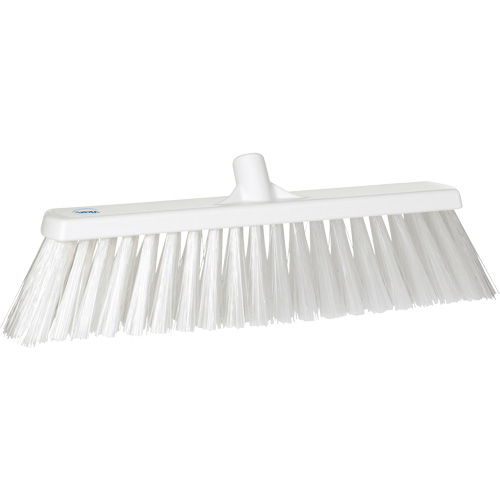 T&ecirc;te de balai-brosse pour grandes particules, 2-1/2", Polyester, Blanc Cam Industrial