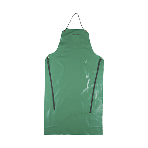A43 48 Tablier ignifug&eacute; CA-43, Polyester/PVC, 29" lo x 48" la, Vert Cam Industrial