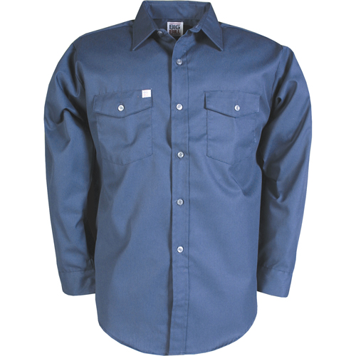 Chemises de travail, Hommes, Petit, Bleu marine Cam Industrial
