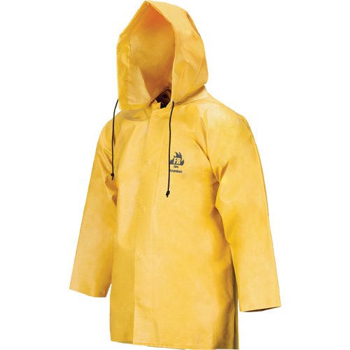 Manteau imperm&eacute;able Neo-slick r&eacute;sistant aux produits chimiques & &agrave; l'acide, 3T-Grand, Jaune, N&eacute;opr&egrave;ne Cam Industrial