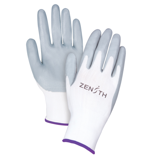 Lightweight Breathable Coated Gloves, 6/X-Small, Foam Nitrile Coating, 13 Gauge, Polyester Shell Cam Industrial