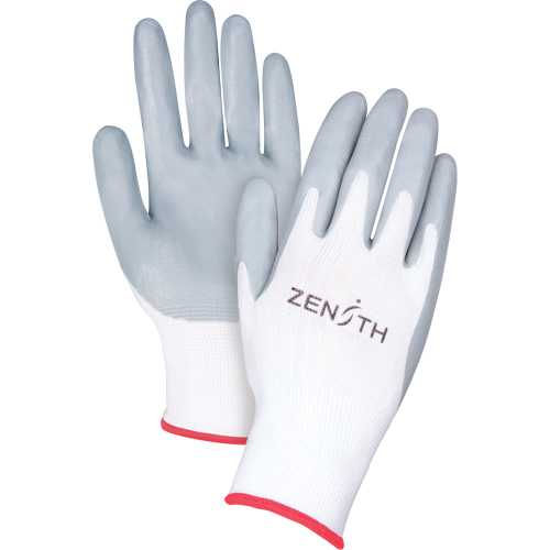 Lightweight Breathable Coated Gloves, 7/Small, Foam Nitrile Coating, 13 Gauge, Polyester Shell Cam Industrial