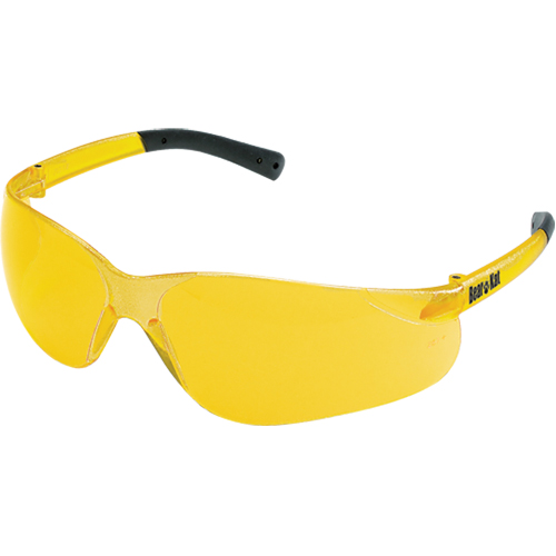 Bear Kat&reg; Safety Glasses, Amber Lens, Anti-Scratch, ANSI Z87+/Meets/Exceeds CSA Z94.3 Cam Industrial