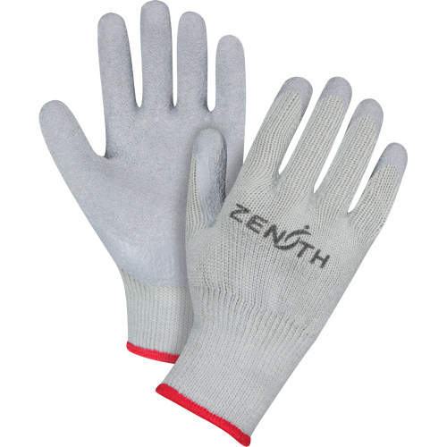 Gants enduits &agrave; doublure confortable en caoutchouc naturel, 11/2T-Grand, R&ecirc;vetement Latex de caoutchouc, Calibre 10, Enveloppe en Polyester/Coton Cam Industrial