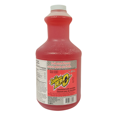 Sqwincher&reg; ZERO&reg; Rehydration Drink, Concentrate, Fruit Punch Cam Industrial