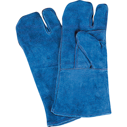 Gants de soudage &agrave; pouce & paume doubles, Cuir de vache refendu, Taille Grand Cam Industrial